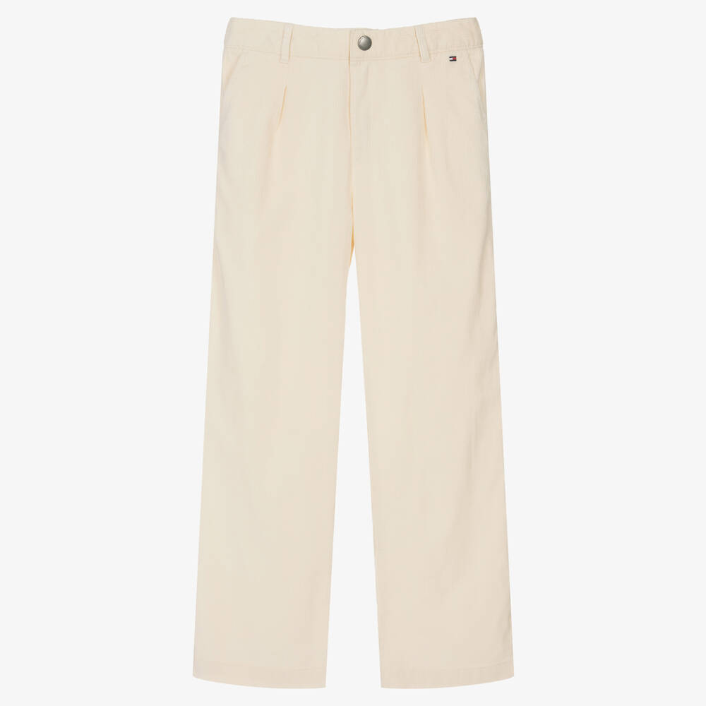 Tommy Hilfiger - Teen Girls Ivory Corduroy Jeans | Childrensalon