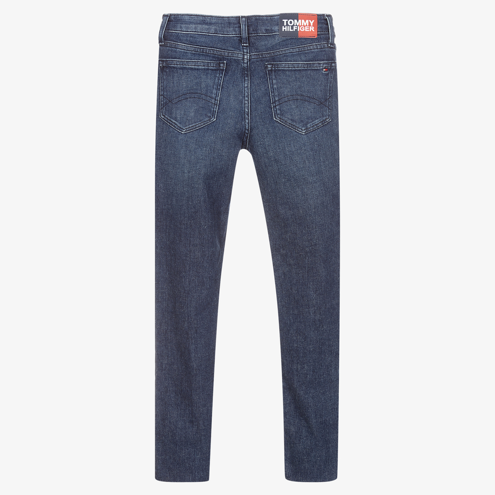 Tommy Hilfiger-Teen Girls Mid Wash Nora Jeans | Childrensalon Outlet