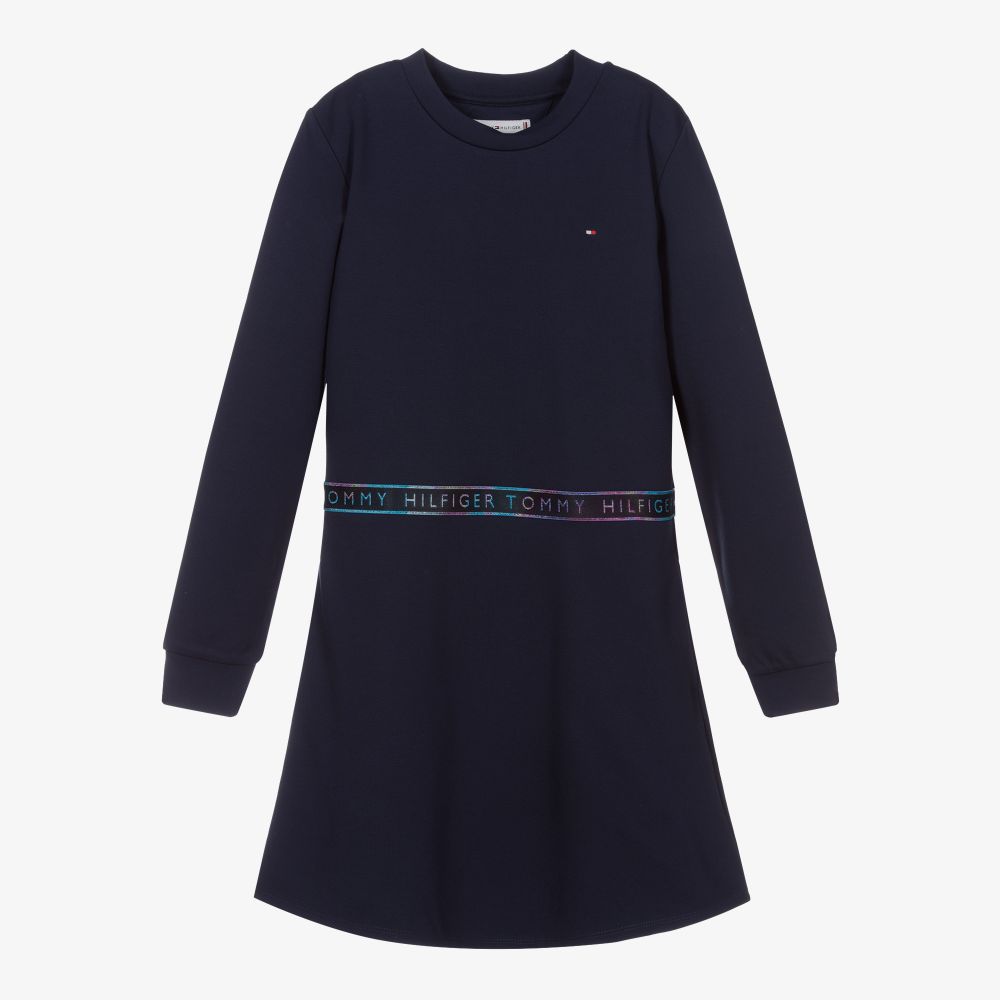 Tommy Hilfiger - Teen Girls Navy Blue Dress | Childrensalon