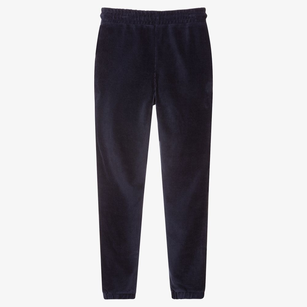 Girls navy blue best sale joggers