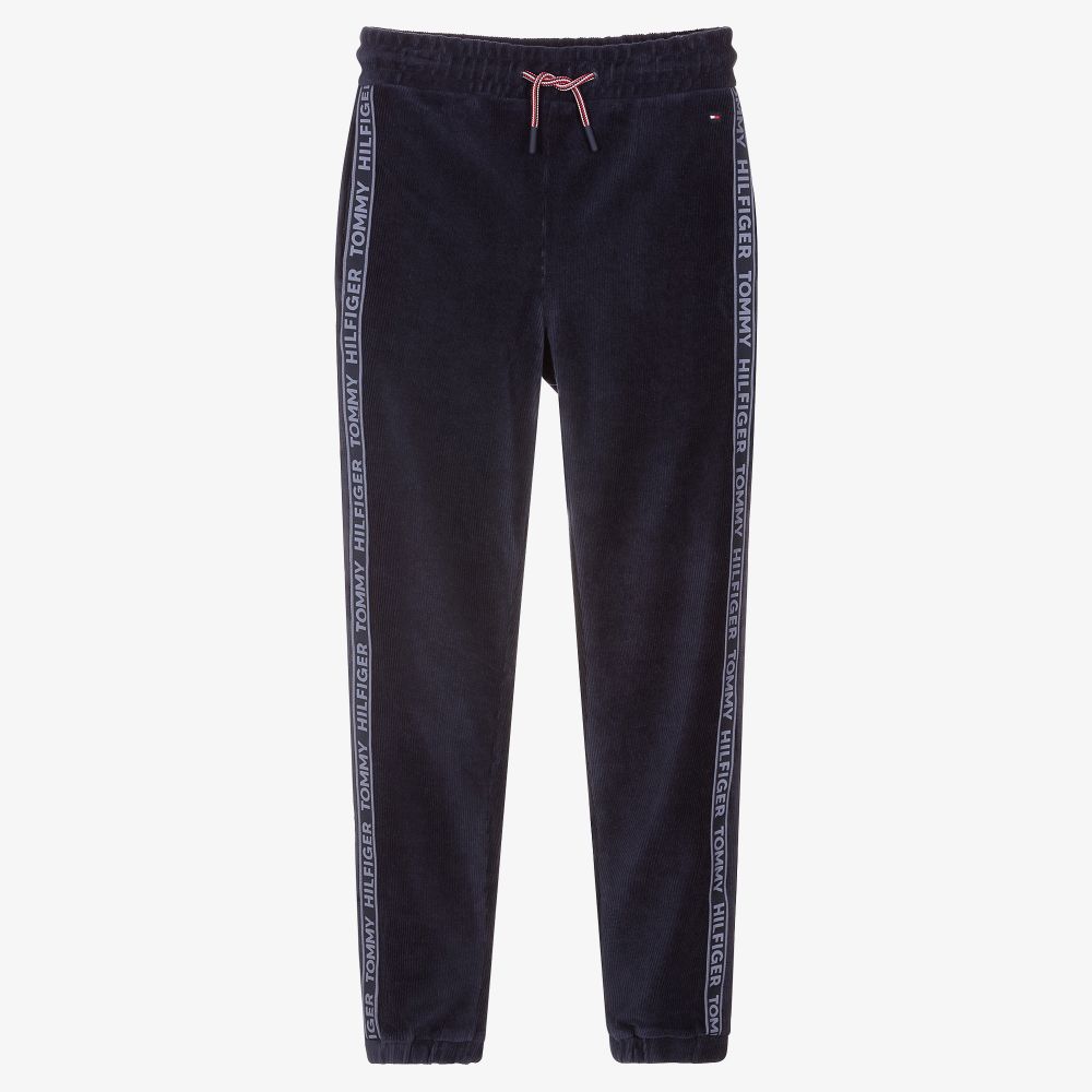 tommy hilfiger logo tape joggers womens