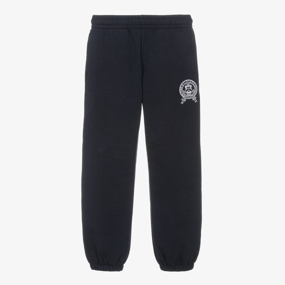 Tommy Hilfiger - Teen Girls Navy Blue Varsity Joggers | Childrensalon