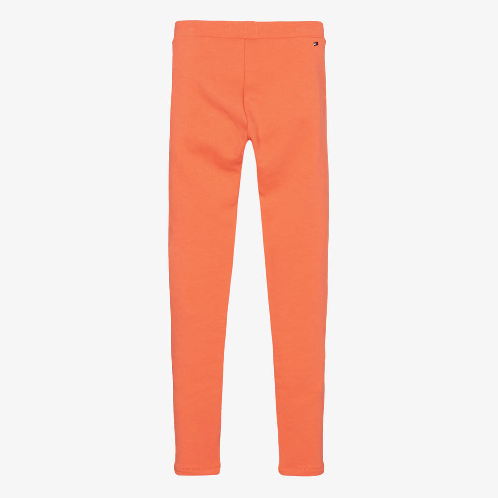 Tommy Hilfiger-Teen Girls Pink Cotton Leggings | Childrensalon Outlet