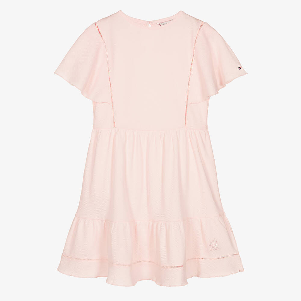 Tommy Hilfiger - Розовое хлопковое платье | Childrensalon