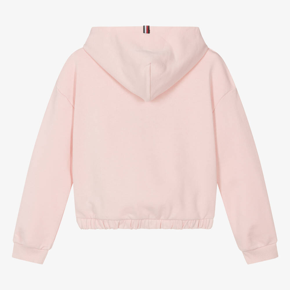 Light pink tommy hilfiger hoodie 2025