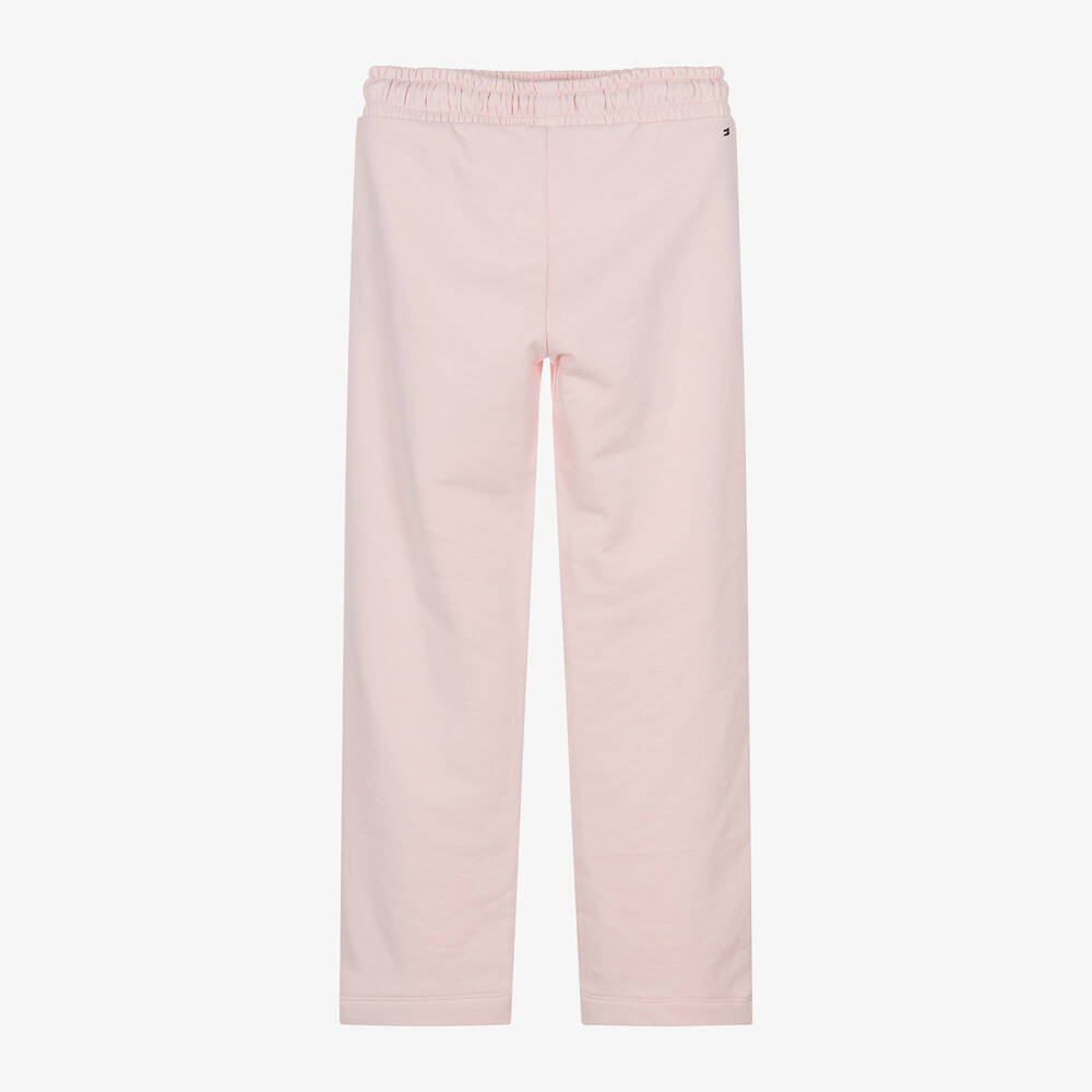 Tommy Hilfiger-Широкие розовые джоггеры из хлопка для девочек-подростков | Childrensalon Outlet