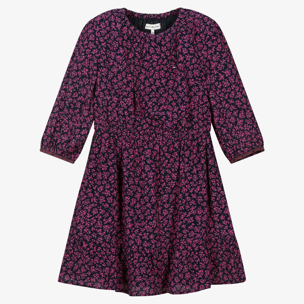 Tommy hilfiger shop pink floral dress