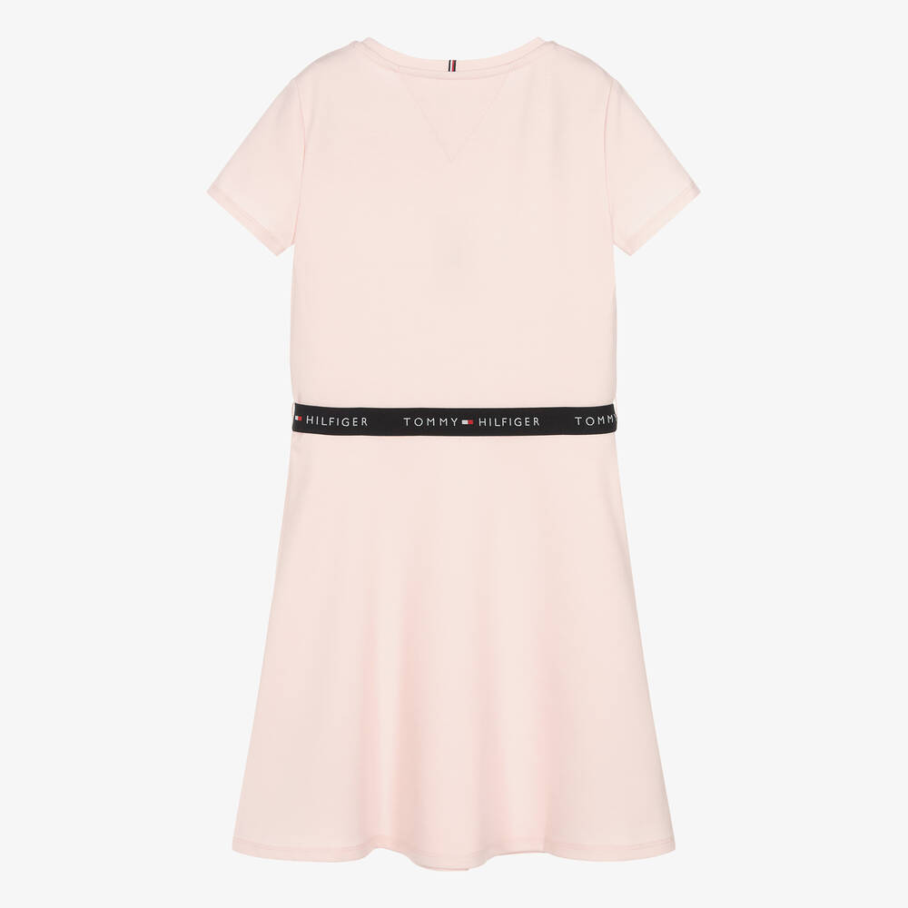 Pink tommy hilfiger dress new arrivals