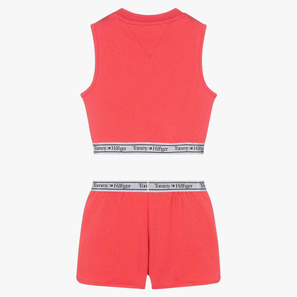 Tommy hilfiger shorts shop and crop top
