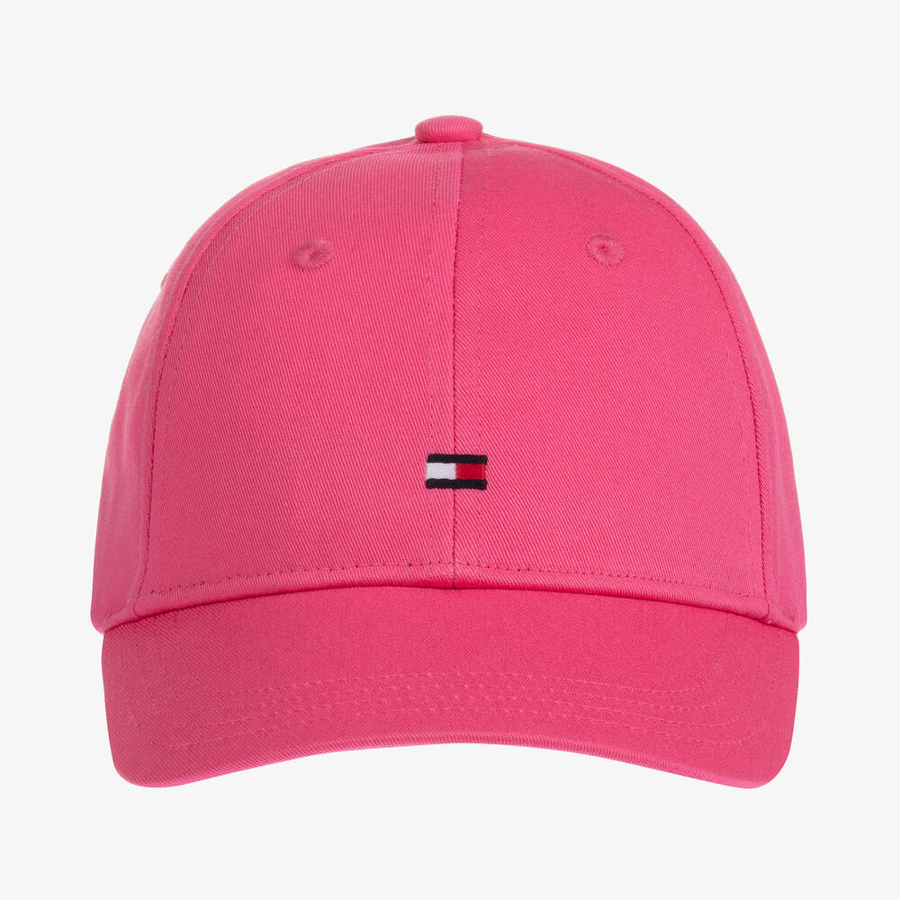 Tommy Hilfiger-Teen Girls Pink Logo Cap | Childrensalon Outlet