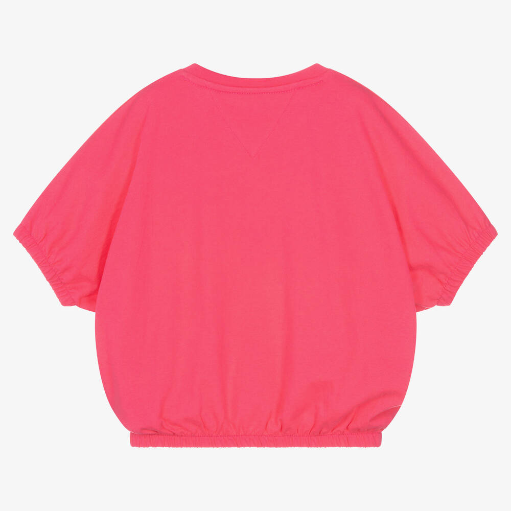 Tommy Hilfiger-Розовая футболка для девочек-подростков | Childrensalon Outlet