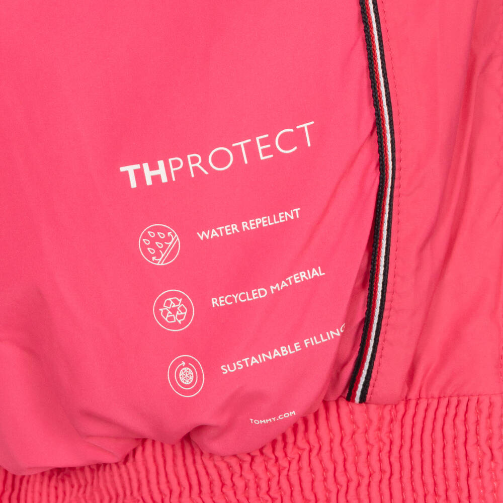 Tommy Hilfiger-Teen Girls Pink Puffer Jacket | Childrensalon Outlet