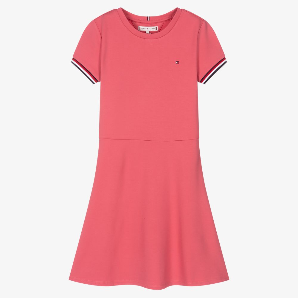 Tommy Hilfiger - Rosa Teen Skaterkleid für Mädchen | Childrensalon