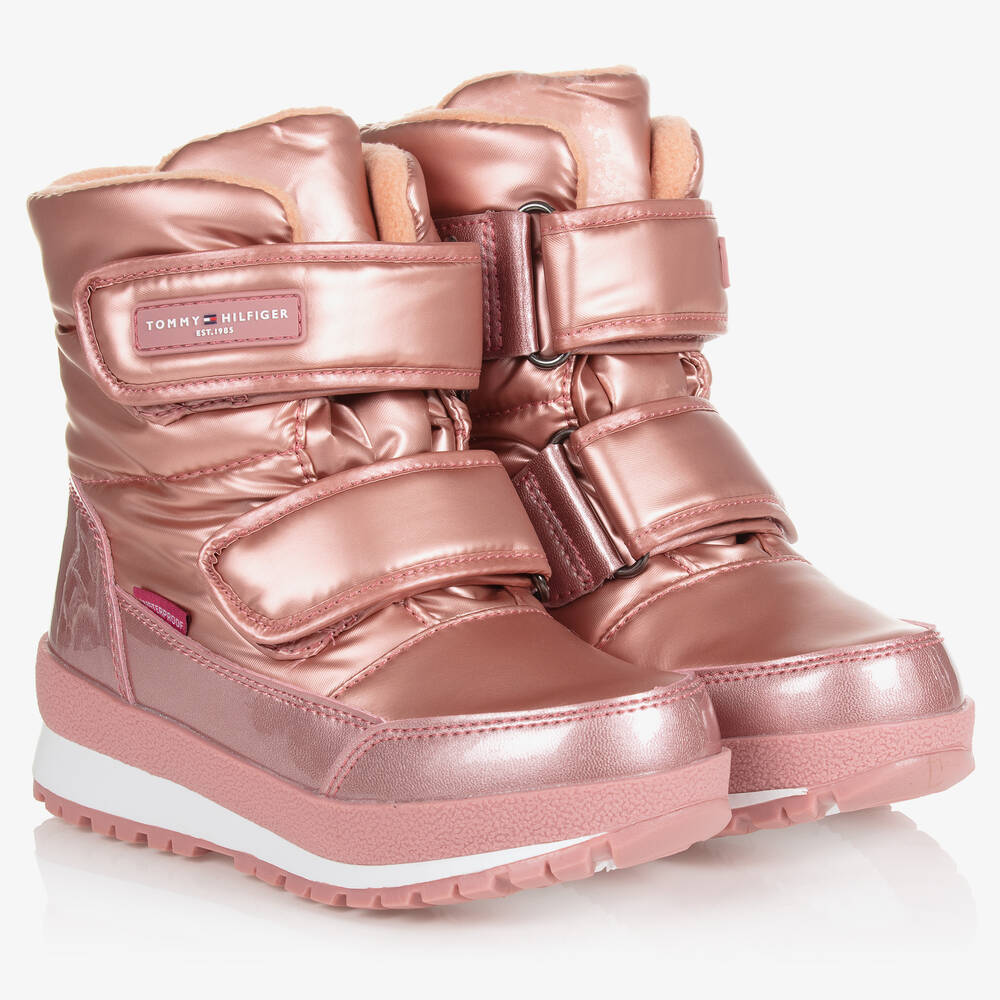 Tommy Hilfiger - Rosa Teen Winterstiefel für Mädchen | Childrensalon