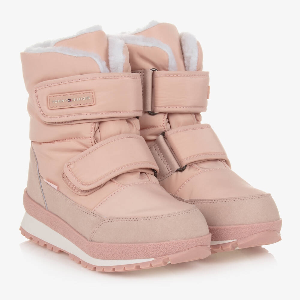 Tommy Hilfiger - Rosa wasserdichte Winterstiefel | Childrensalon