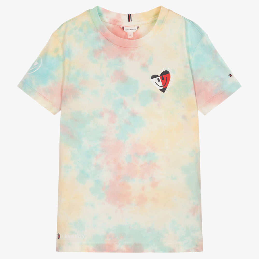 Tommy Hilfiger - Teen Batik-T-Shirt für Mädchen | Childrensalon