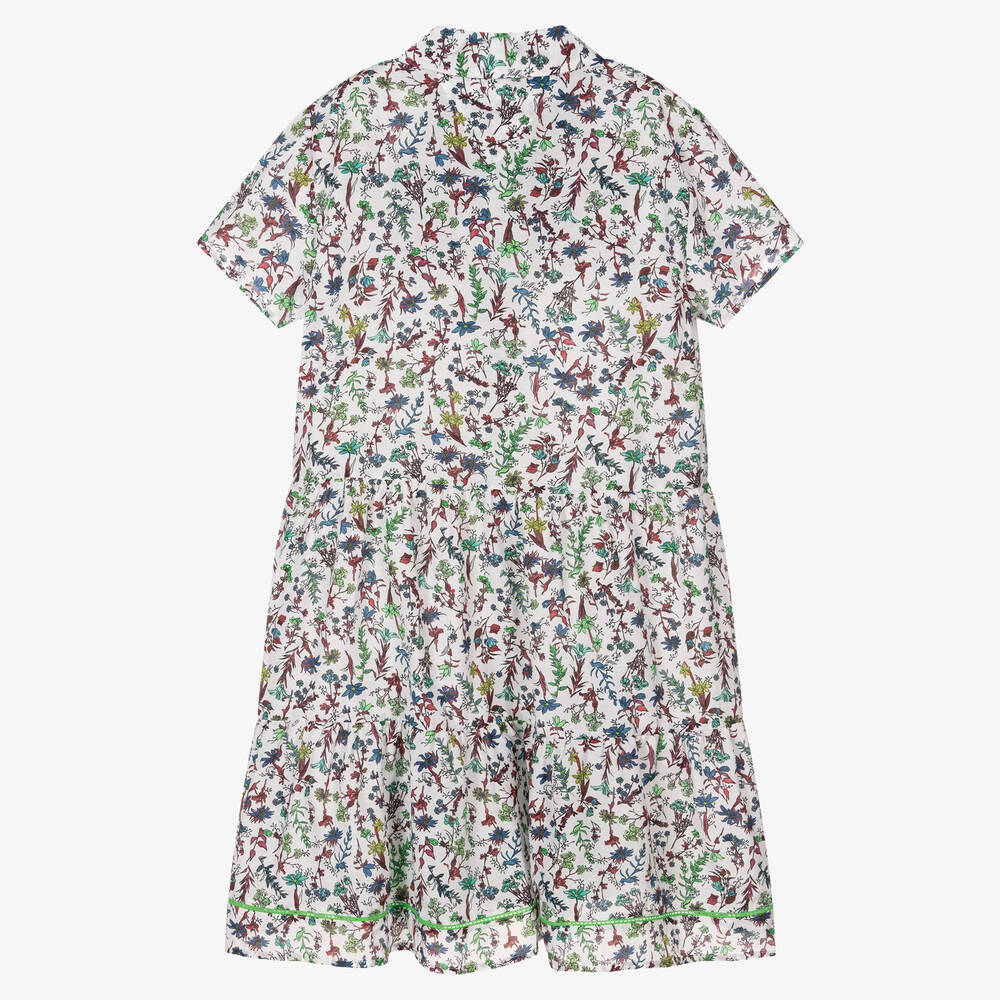 Tommy Hilfiger-Teen Girls White Floral Dress | Childrensalon Outlet