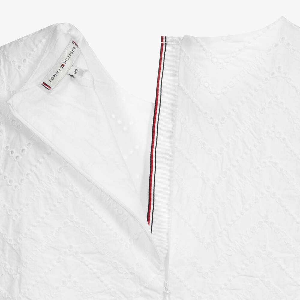 Tommy Hilfiger-Белое платье для подростков | Childrensalon Outlet