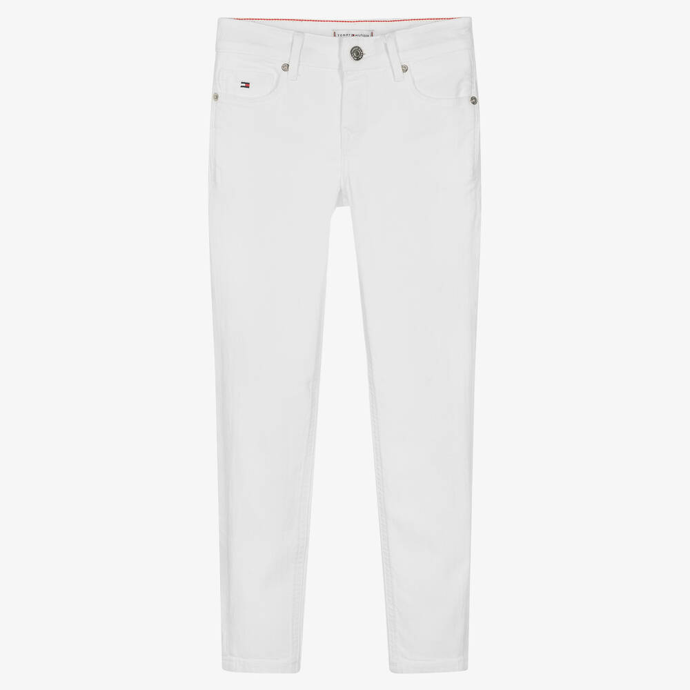Teen Outlet Nora Girls Jeans - Tommy Hilfiger White Childrensalon Skinny |