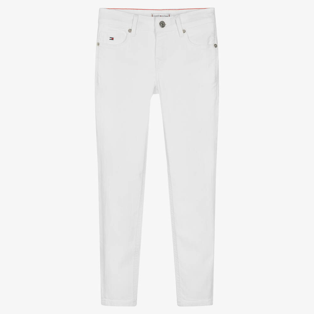 Tommy Hilfiger - Teen Girls White Nora Skinny Jeans | Childrensalon Outlet