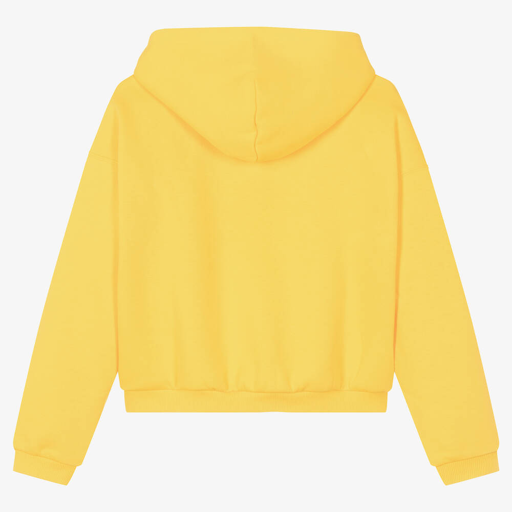 Yellow hoodie for teenage girl 2025