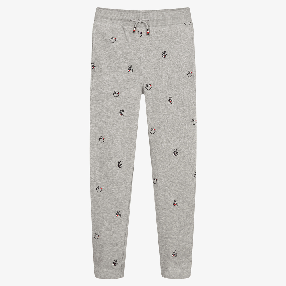 Grey tommy hilfiger joggers online