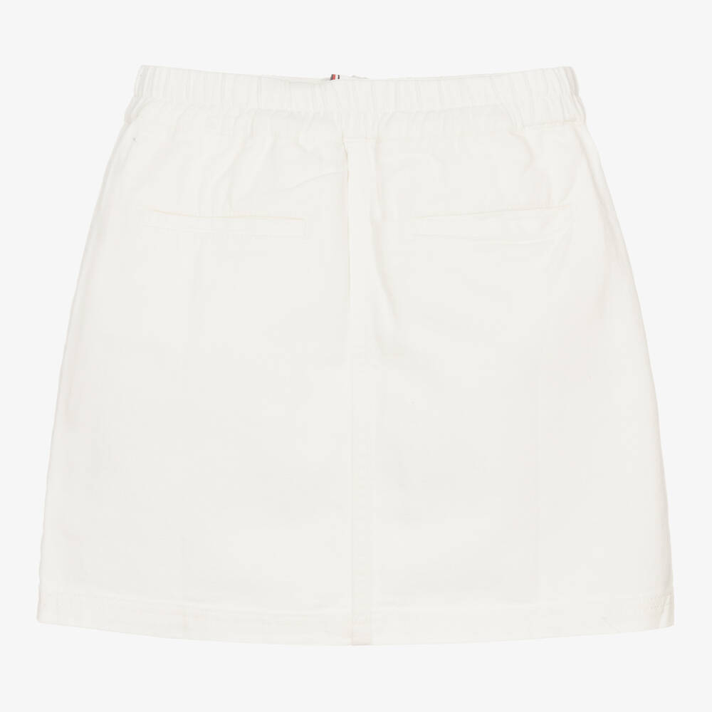 Tommy Hilfiger-تنورة تينز قطن عضوي لون عاجي | Childrensalon Outlet