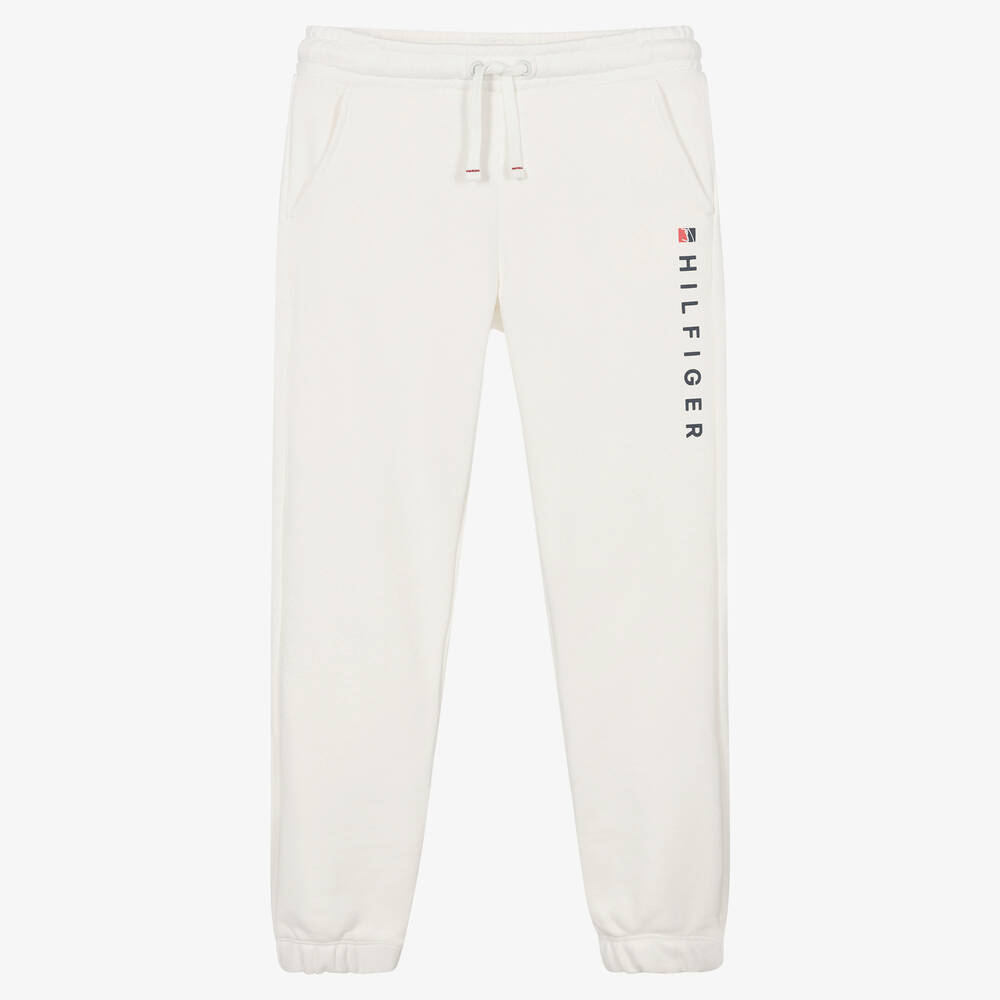 Tommy Hilfiger - Teen Ivory Logo Joggers | Childrensalon