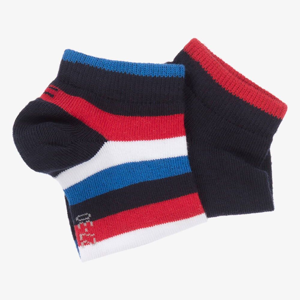 Tommy Hilfiger-جوارب مزيج قطن محبوك لون كحلي تينز (عدد 2) | Childrensalon Outlet