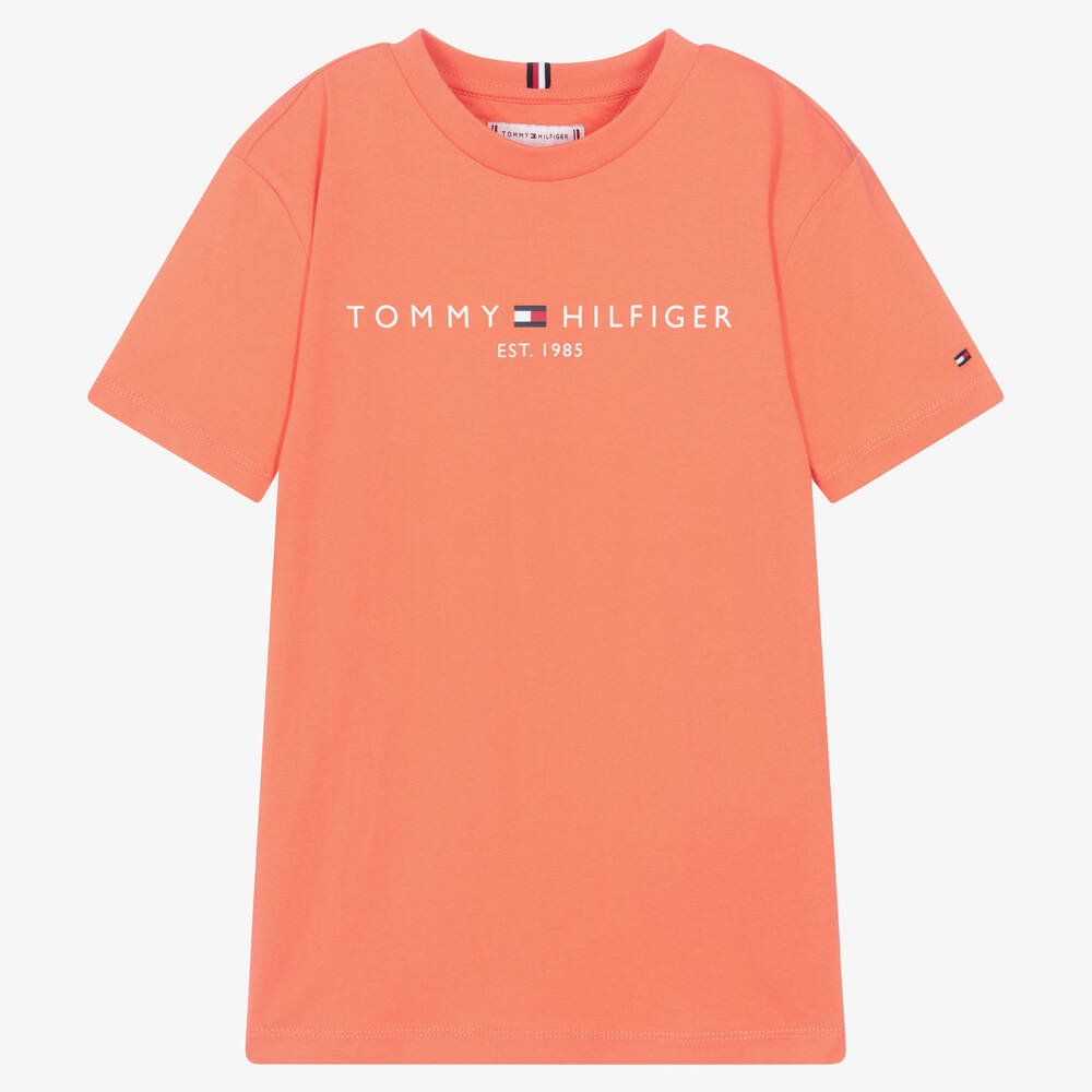 Tee shirt tommy hilfiger orange top