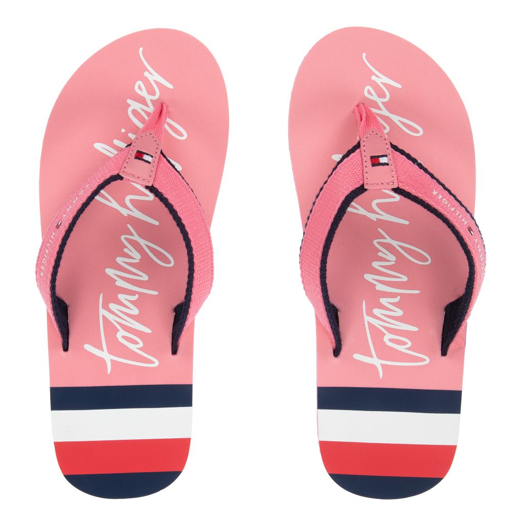 Tommy Hilfiger - Rosa Teen Flip-Flops | Childrensalon