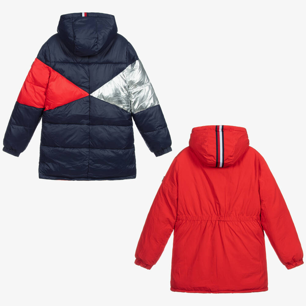 Tommy Hilfiger Teen Reversible Logo Coat Childrensalon Outlet