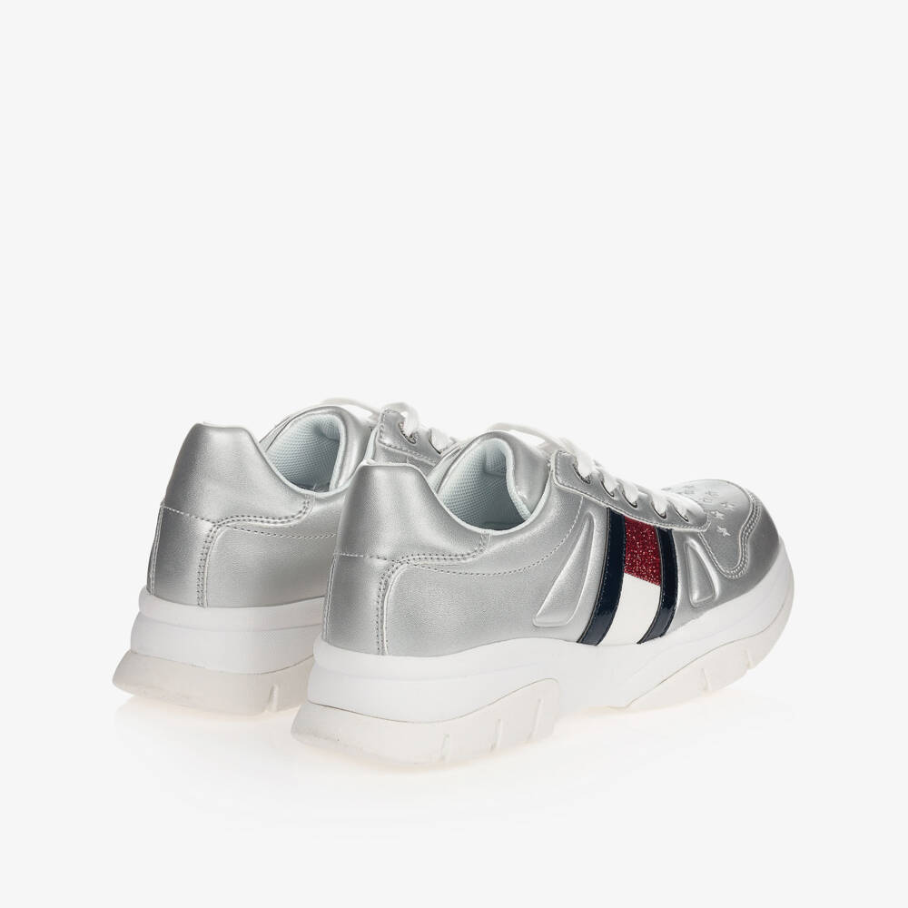 Tommy Hilfiger-Серебристые кроссовки для подростков | Childrensalon Outlet