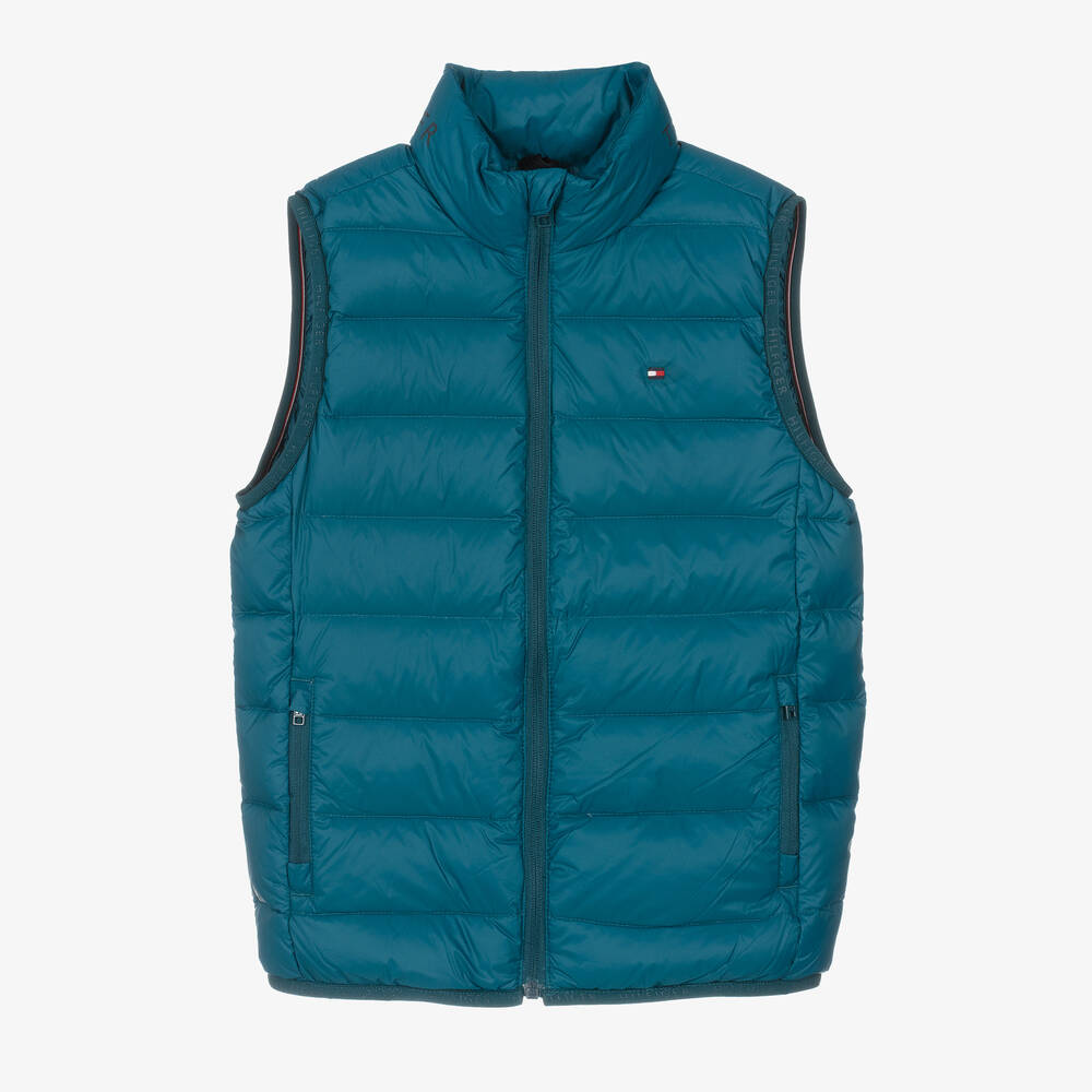 Tommy Hilfiger - Gilet bleu rembourré ado | Childrensalon