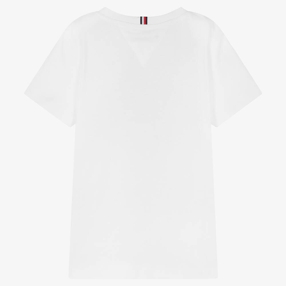 Tommy Hilfiger-Белая футболка для подростков | Childrensalon Outlet