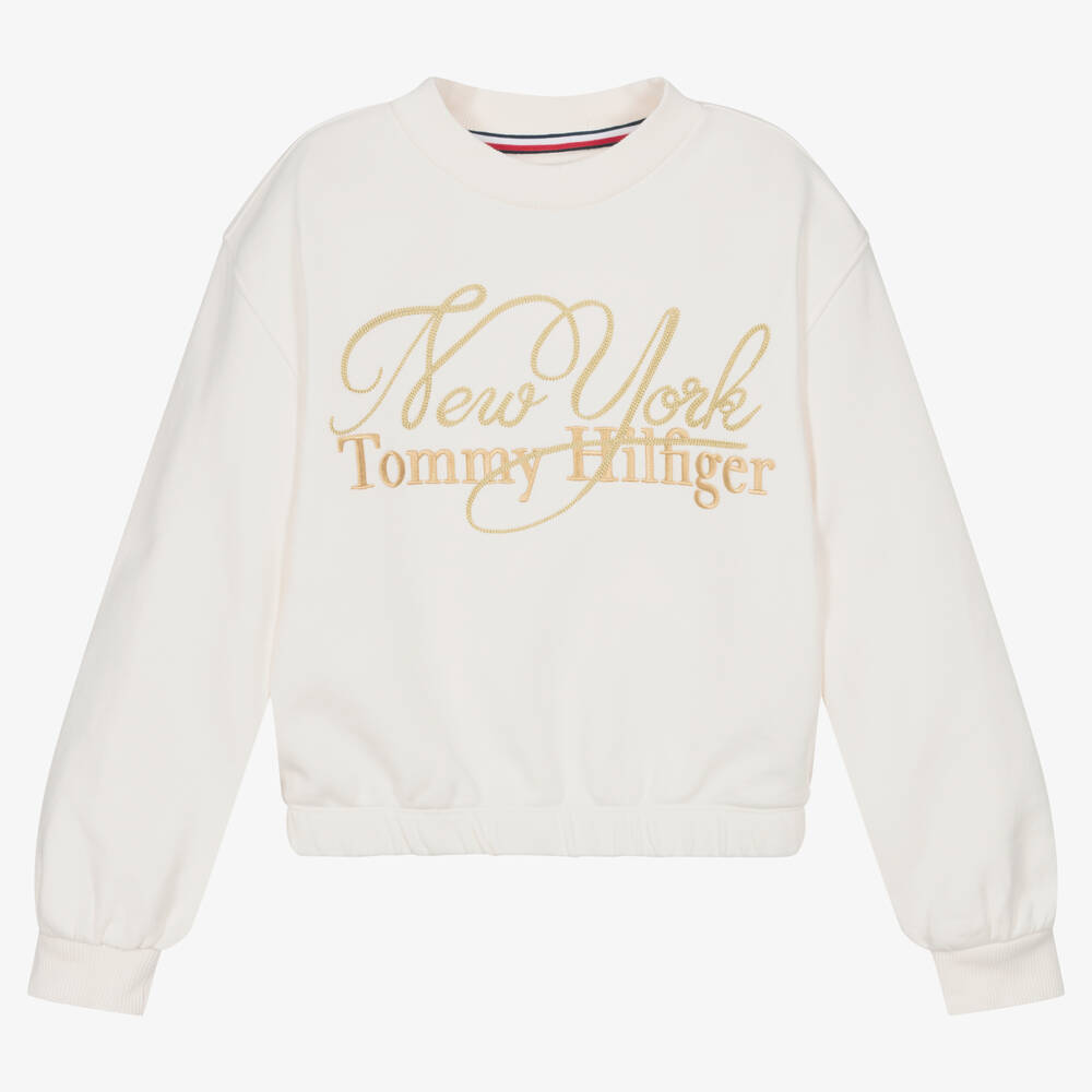 Tommy Hilfiger - Teen White Tommy Ny Sweatshirt | Childrensalon