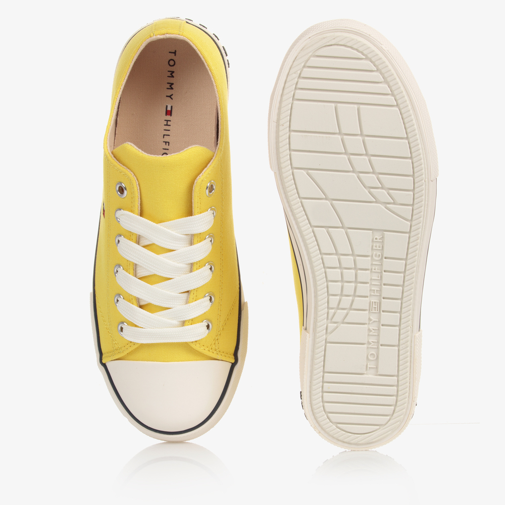 Yellow tommy outlet hilfiger sneakers