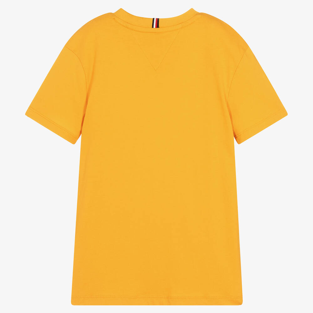 T shirt tommy jaune clearance