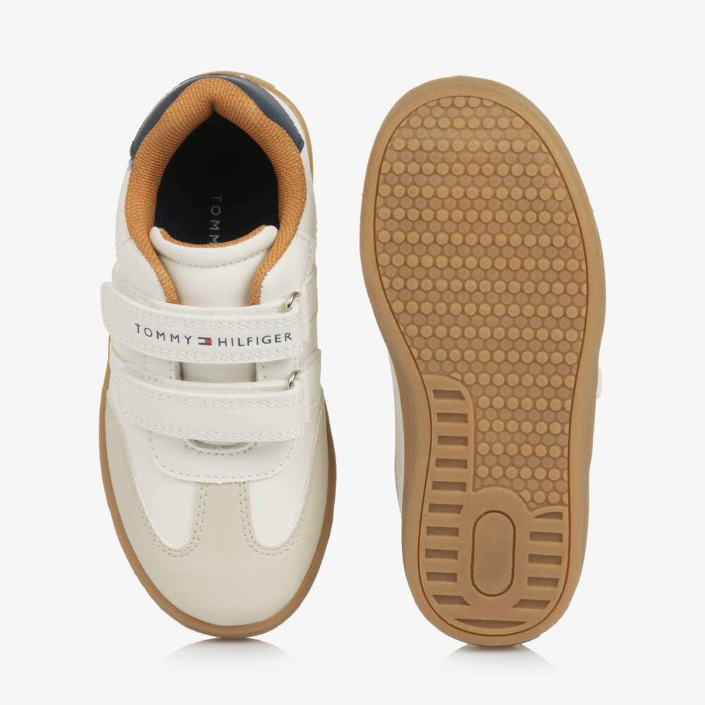 Tommy Hilfiger-Белые туфли из искусственной кожи на липучке | Childrensalon Outlet