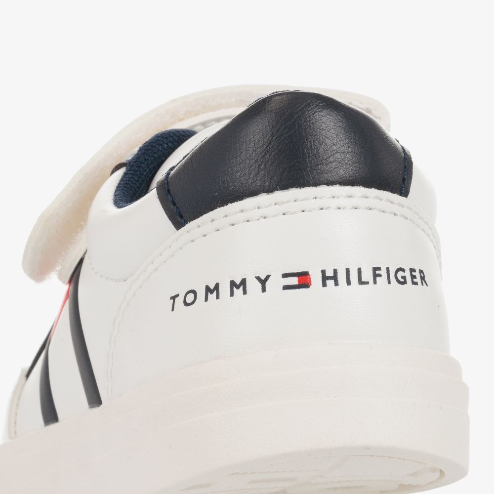 Tommy Hilfiger-Белые кроссовки с флагом | Childrensalon Outlet
