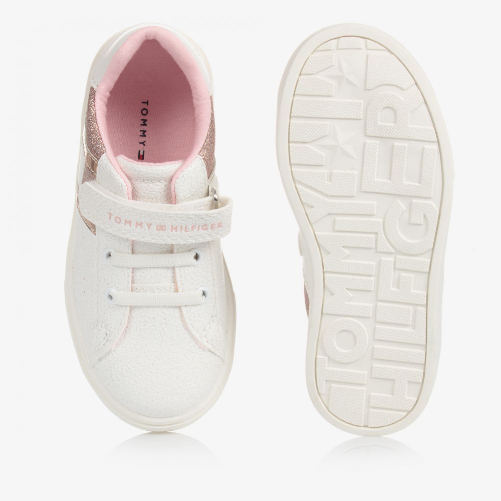 Tommy hilfiger glitter trainers cheap