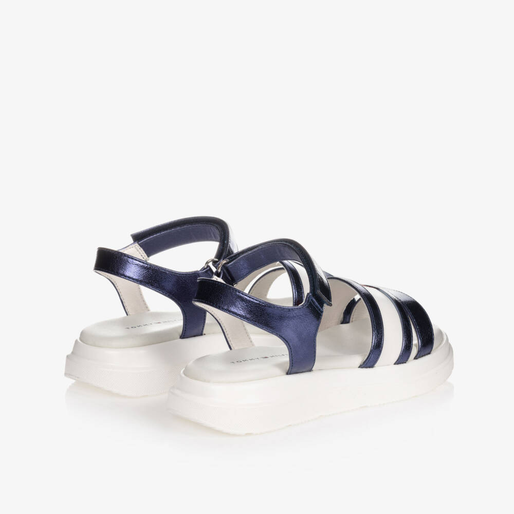 Tommy Hilfiger-Бело-синие сандалии | Childrensalon Outlet