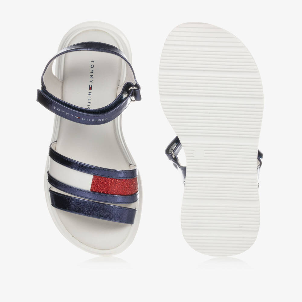 Tommy Hilfiger-Бело-синие сандалии | Childrensalon Outlet
