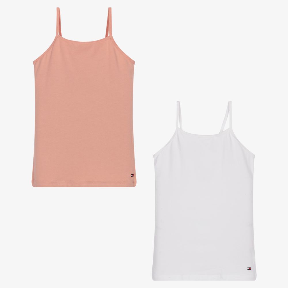 Pink and white tommy hilfiger deals