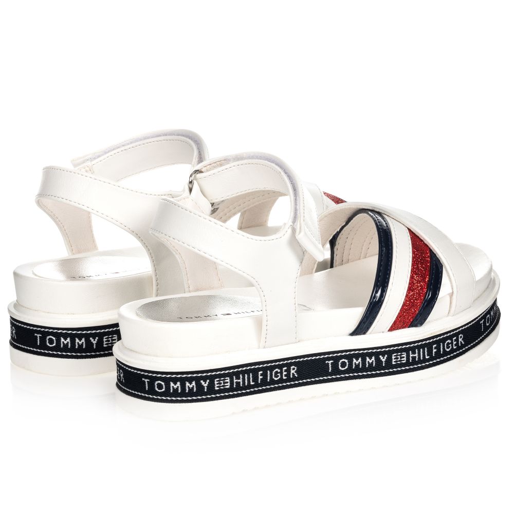 Tommy hilfiger platform slides hotsell