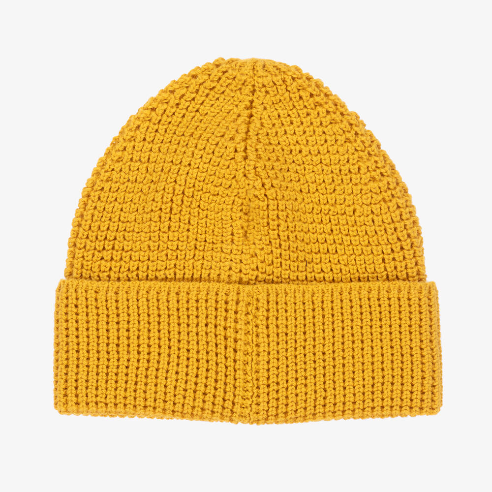 Tommy Hilfiger-Желтая вязаная шапка с флагом | Childrensalon Outlet