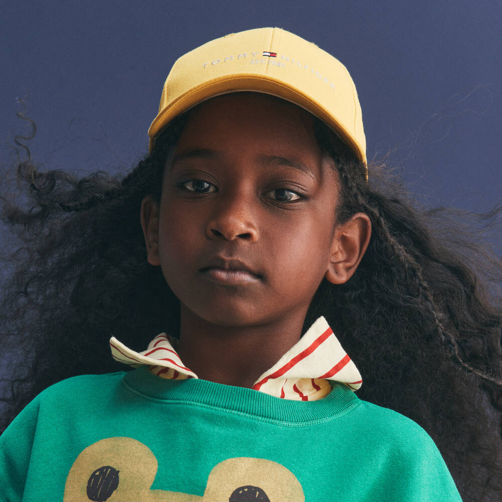 Tommy Hilfiger-Желтая бейсболка из органического хлопка | Childrensalon Outlet