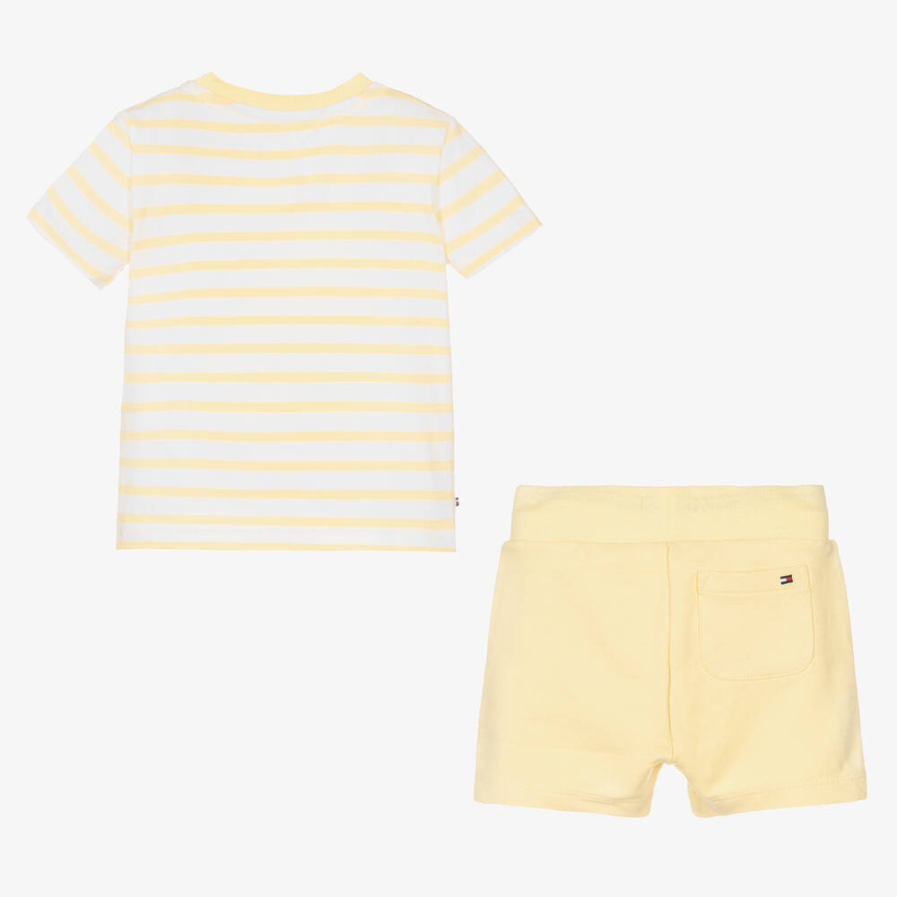 Tommy hilfiger discount yellow striped shirt