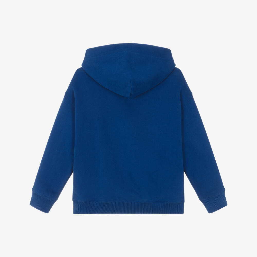 Tommy Hilfiger-Young Gentlemen's Azure Cotton Hoodie | Childrensalon Outlet