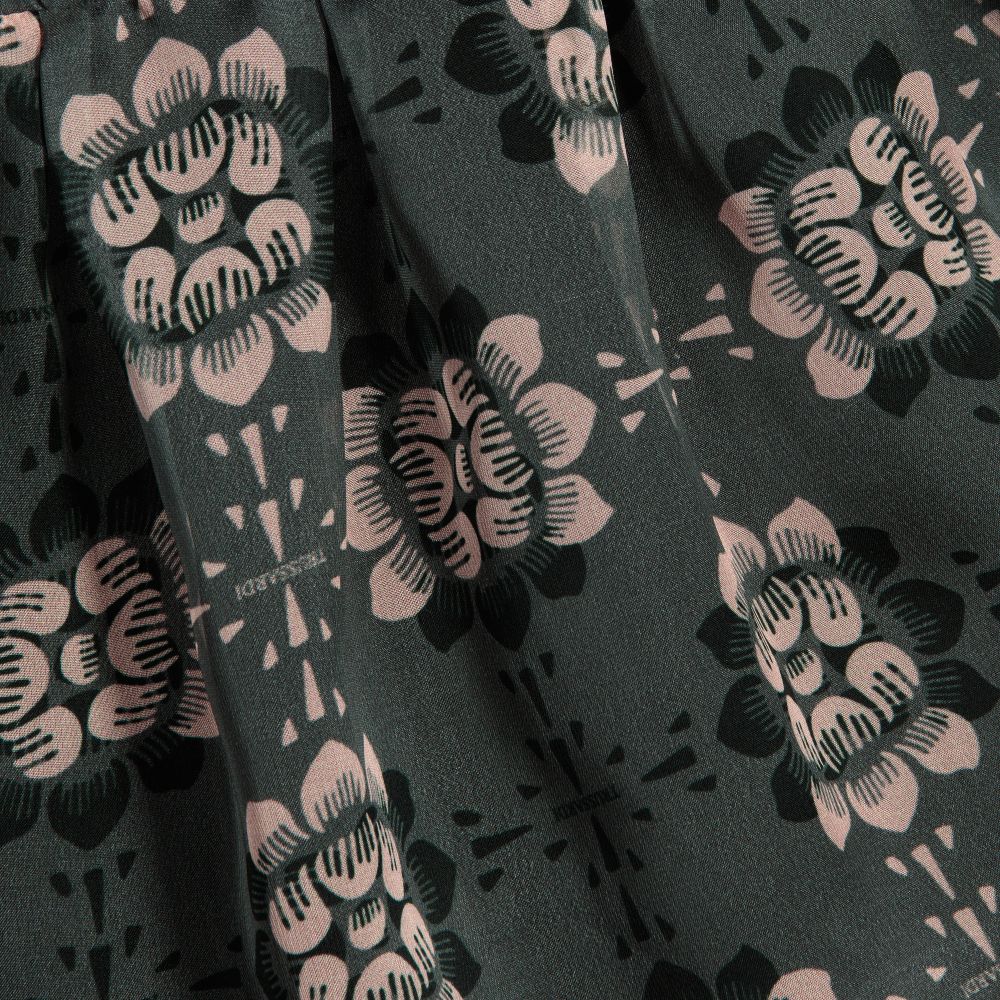 Trussardi-Girls Floral Chiffon Dress | Childrensalon Outlet